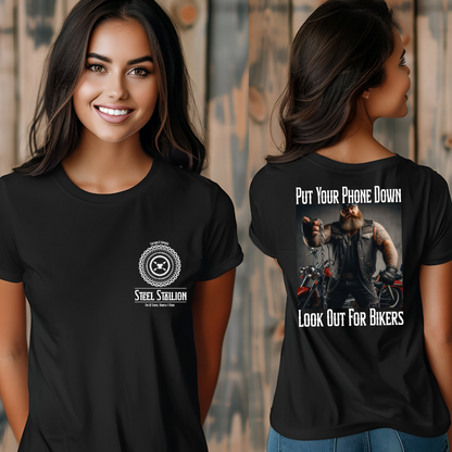 Look Out For Bikers - Unisex T-Shirt